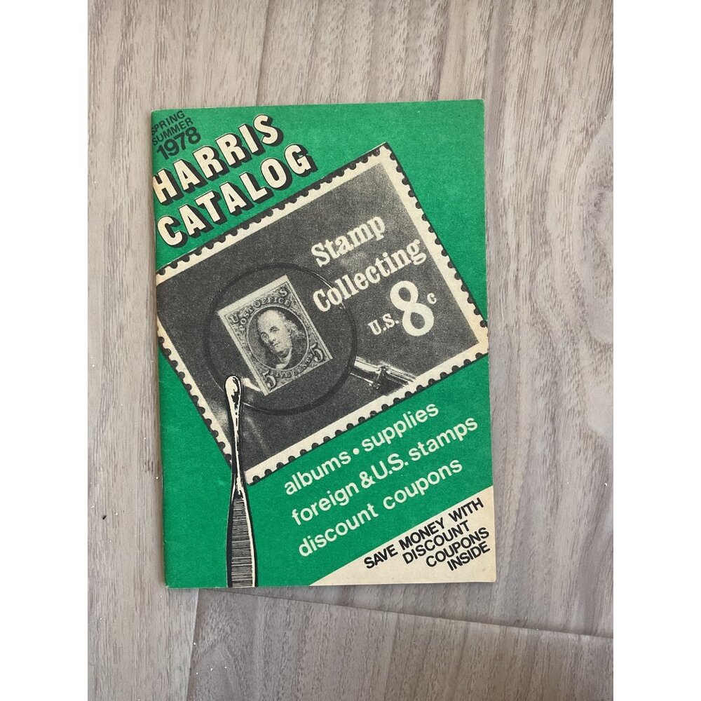 Harris Stamp Collecting Catalog 1978 Spring/Summer 8¢ U.S. Stamps & Supplies